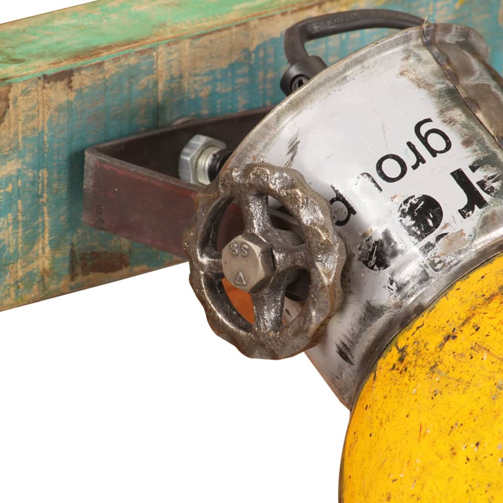 Lampada da Parete Industriale Multicolore 45x25 cm E27 344390