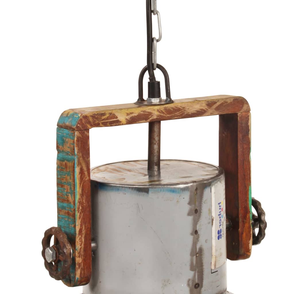 Lampada Sospesa Industriale 25 W Multicolore Rotonda 40 cm E27 344395