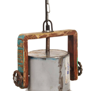 Lampada Sospesa Industriale 25 W Multicolore Rotonda 40 cm E27 344395