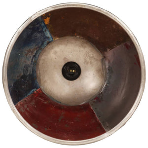 Lampada Sospesa Industriale 25 W Multicolore Rotonda 40 cm E27 344395