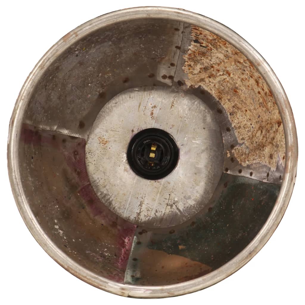 Lampada Sospesa Industriale 25 W Multicolore Rotonda 30 cm E27 344396