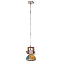 Lampada Sospesa Industriale 25 W Multicolore Rotonda 19 cm E27