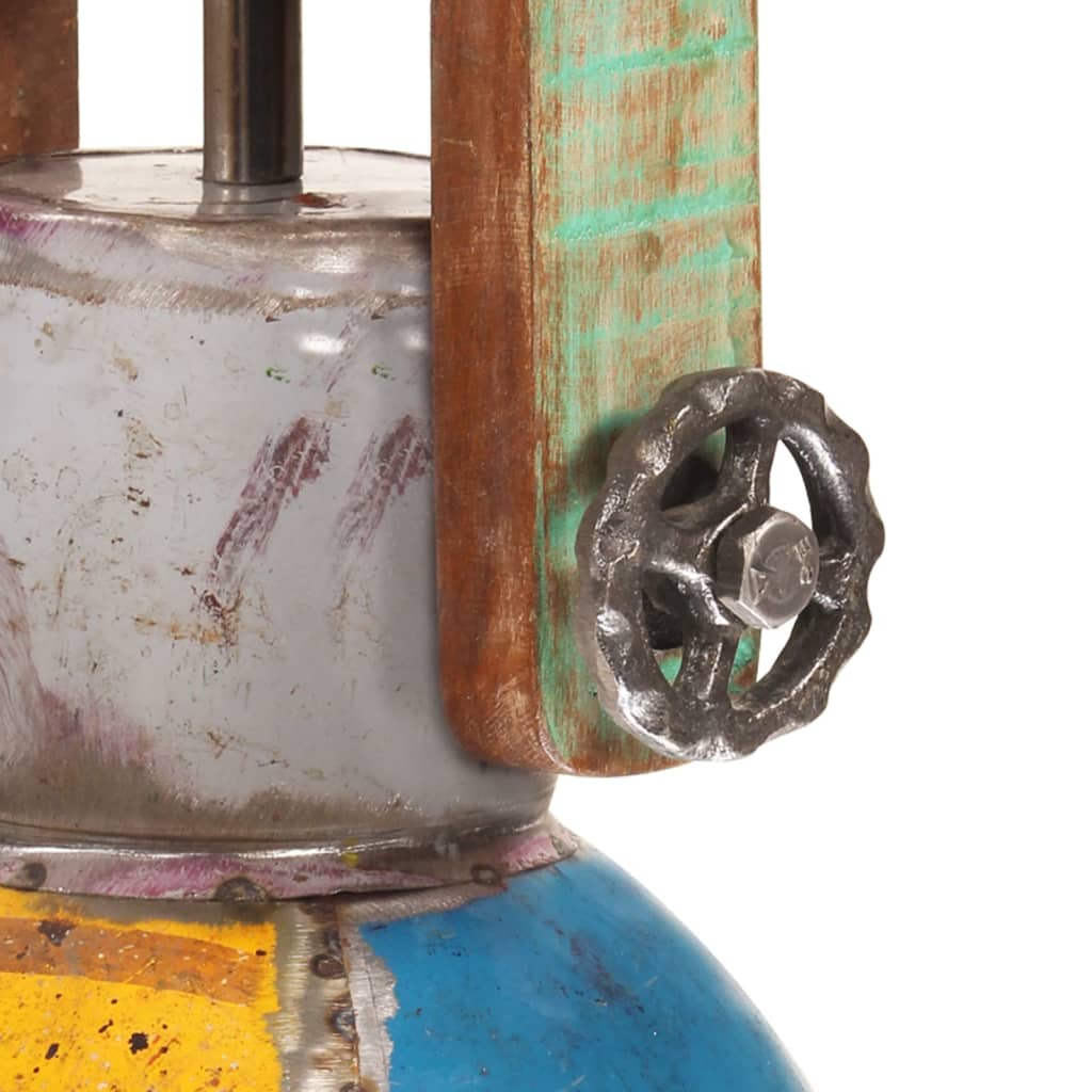 Lampada Sospesa Industriale 25 W Multicolore Rotonda 19 cm E27 344397