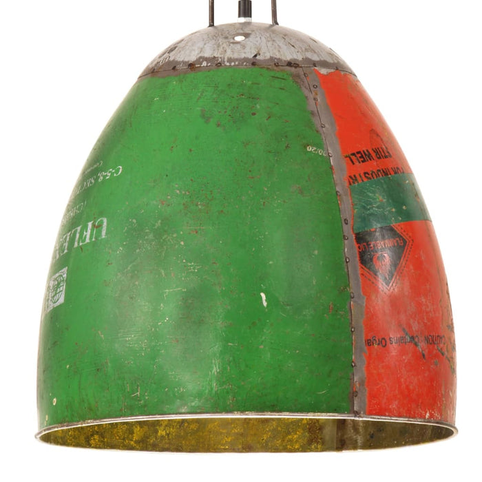 Lampada Sospesa Industriale 25 W Multicolore Rotonda 42 cm E27 344399