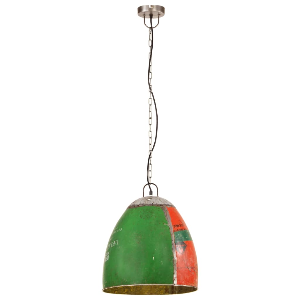 Lampada Sospesa Industriale 25 W Multicolore Rotonda 42 cm E27 344399