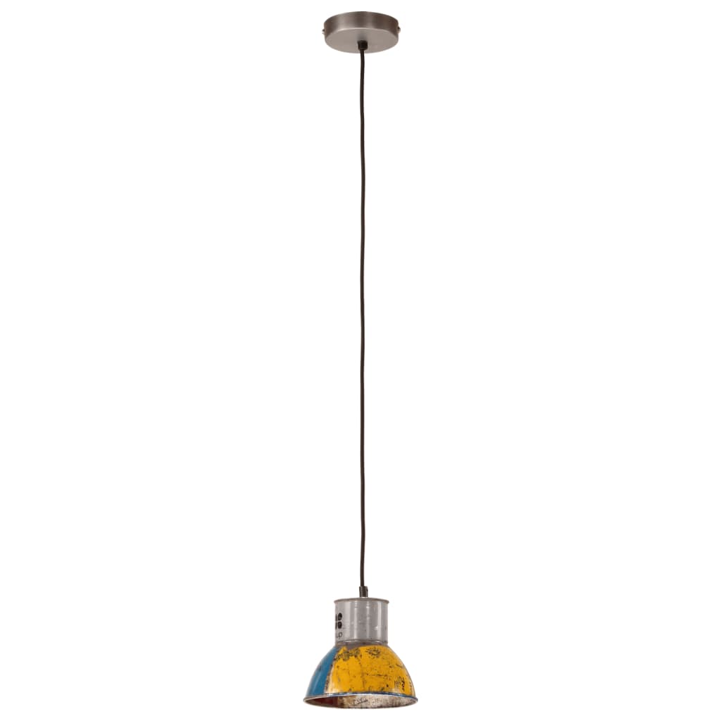 Lampada Sospesa Industriale 25 W Multicolore Rotonda 17 cm E27 344402