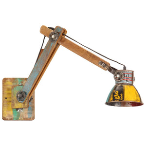 Lampada da Parete in Stile Industriale Rotonda Multicolore E27 344403