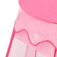 Tenda da Gioco per Bambini Rosa 102x102x82 cm 93673
