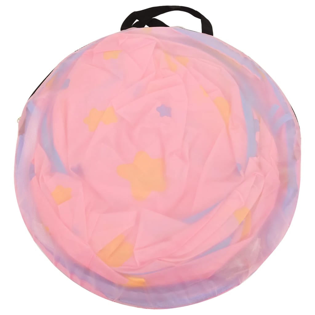 Tenda da gioco per bambini 301 x 120 x 128 cm rosa 02_0005130