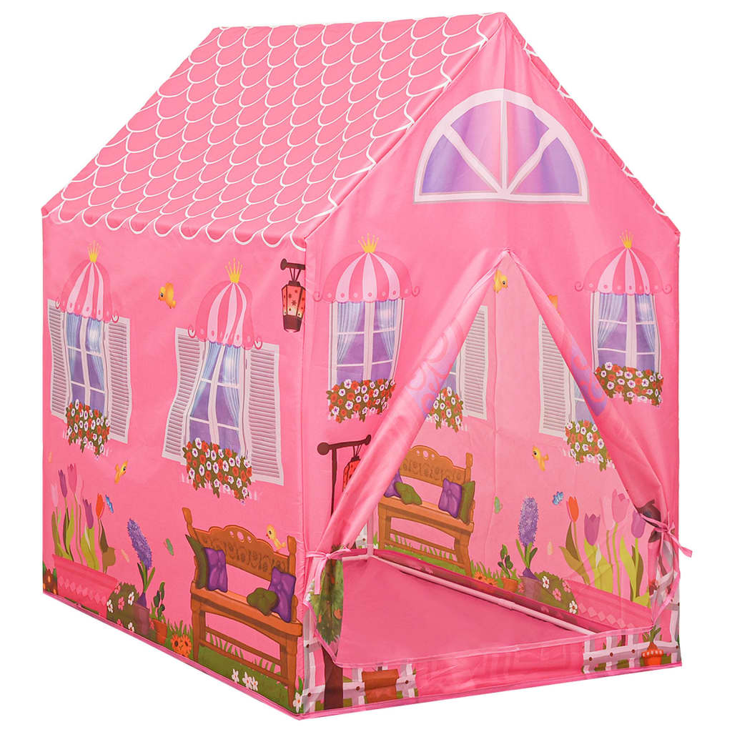 Tenda da gioco per bambini 69 x 94 x 104 cm rosa 02_0005175