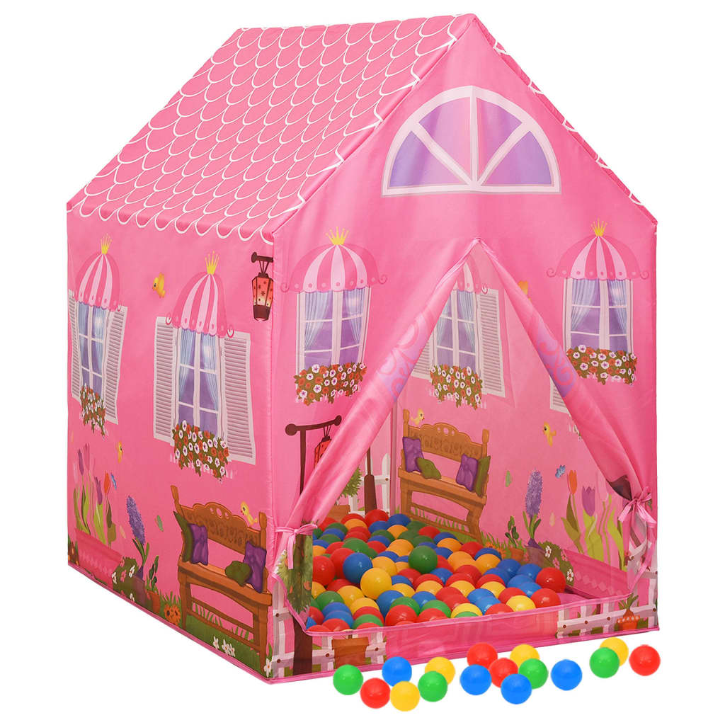 Tenda da gioco per bambini 69 x 94 x 104 cm rosa 02_0005175