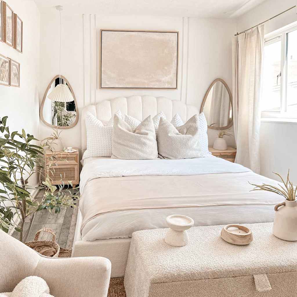 Comodini 2 pz Marroni Legno Massello di Pino e Rattan Naturale cod mxl 63106