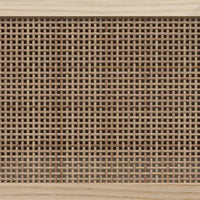 Mobile TV-Credenza TV-Console TV Bianco 80x30x40 cm Massello Pino e Rattan Naturale