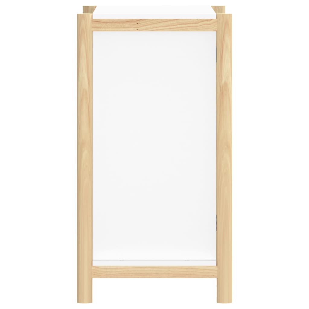 Credenza-Buffet-Armadio da cucina Bianca 62x38x70 cm in Legno Multistrato 246916