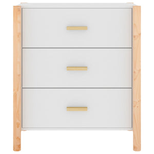 Credenza-Buffet-Armadio da cucina Bianca 62x38x70 cm in Legno Multistrato 217468