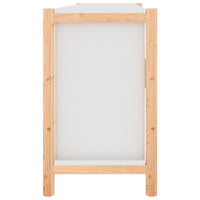 Credenza Bianca 107x38x60 cm in Legno Multistrato 345678