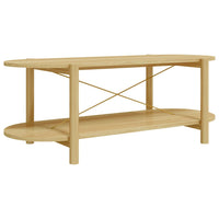Tavolino da Salotto 110x48x40 cm in Legno Multistrato 345689