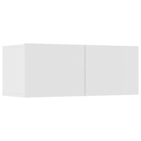 Mobili TV 4 pz Bianchi 80x30x30 cm in Legno Multistrato cod mxl 14710