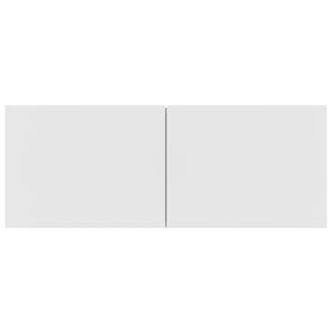 Mobili TV 4 pz Bianchi 80x30x30 cm in Legno Multistrato cod mxl 14710