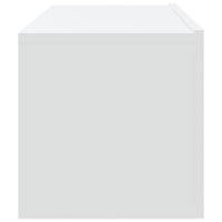 Mobile TV a parete scaffale per televisione multimediale televisione buffet sala da pranzo soggiorno camera da letto 4 pezzi 100 x 30 x 30 cm bianco 02_0029052