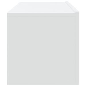 Mobile TV a parete scaffale per televisione multimediale televisione buffet sala da pranzo soggiorno camera da letto 4 pezzi 100 x 30 x 30 cm bianco 02_0029052