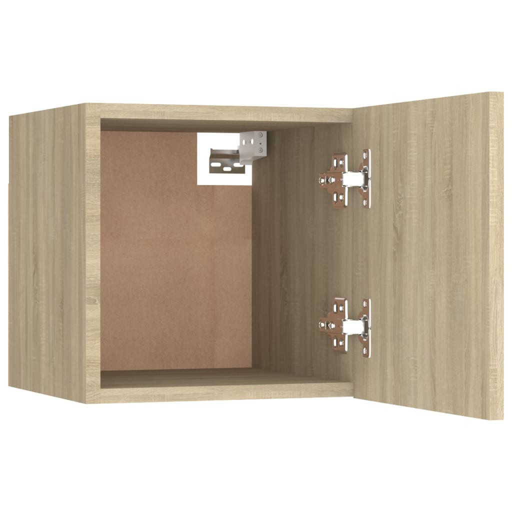 Set Mobili Porta TV 8pz Rovere Sonoma in Legno Multistrato cod mxl 11931