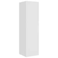 Set Mobili Porta TV 8pz Bianco in Legno Multistrato 3114238