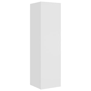 Set Mobili Porta TV 8pz Bianco in Legno Multistrato 3114238