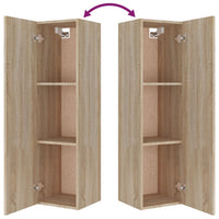 Set Mobili Porta TV 8pz Rovere Sonoma in Legno Multistrato 3114240