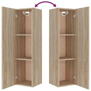 Set Mobili Porta TV 8pz Rovere Sonoma in Legno Multistrato 3114240