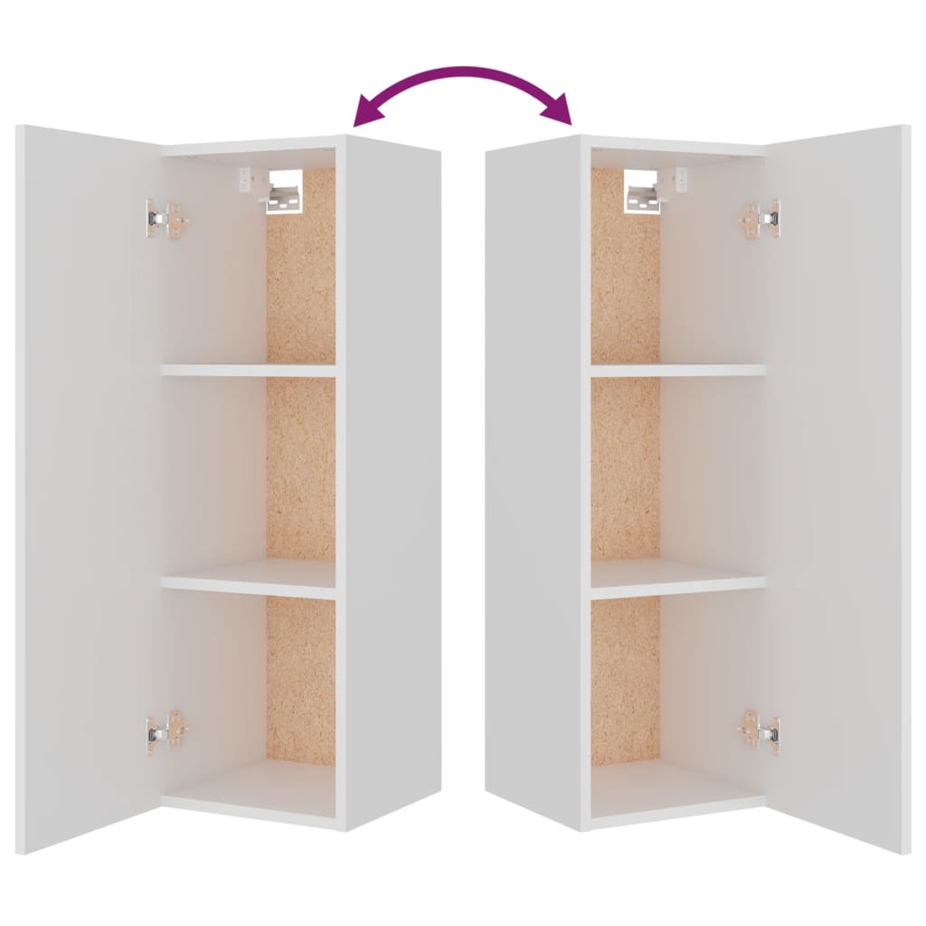 Set di Mobili Porta TV 5 pz Bianco in Legno Multistrato cod mxl 33944