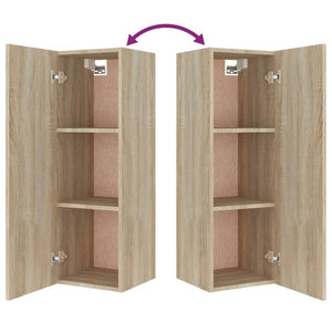 Set di Mobili Porta TV 5 pz Rovere Sonoma in Legno Multistrato cod mxl 12972