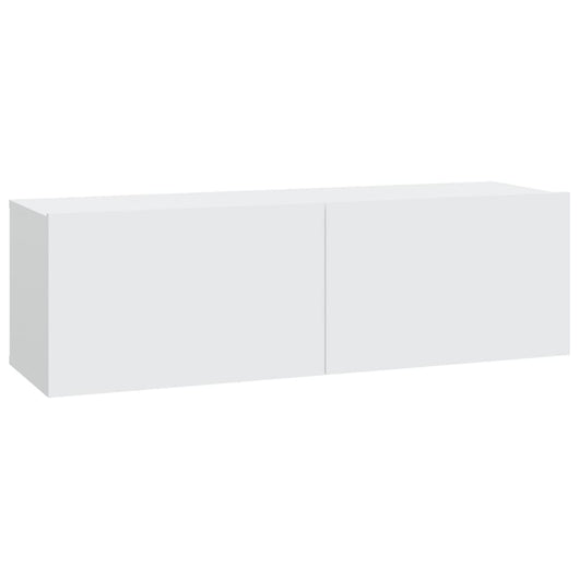Set di mobili mobile credenza TV televisione soggiorno camera da letto soggiorno 6 pezzi pannelli in MDF bianco 02_0025018