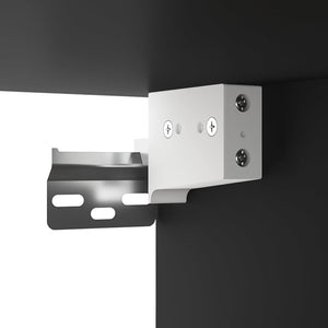 Set Mobili Porta TV 6 pz Nero in Legno Multistrato 3114263