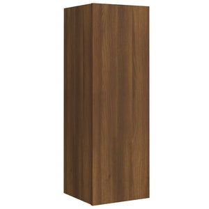 Set Mobili Porta TV 8pz Rovere Marrone in Legno Multistrato 3114301