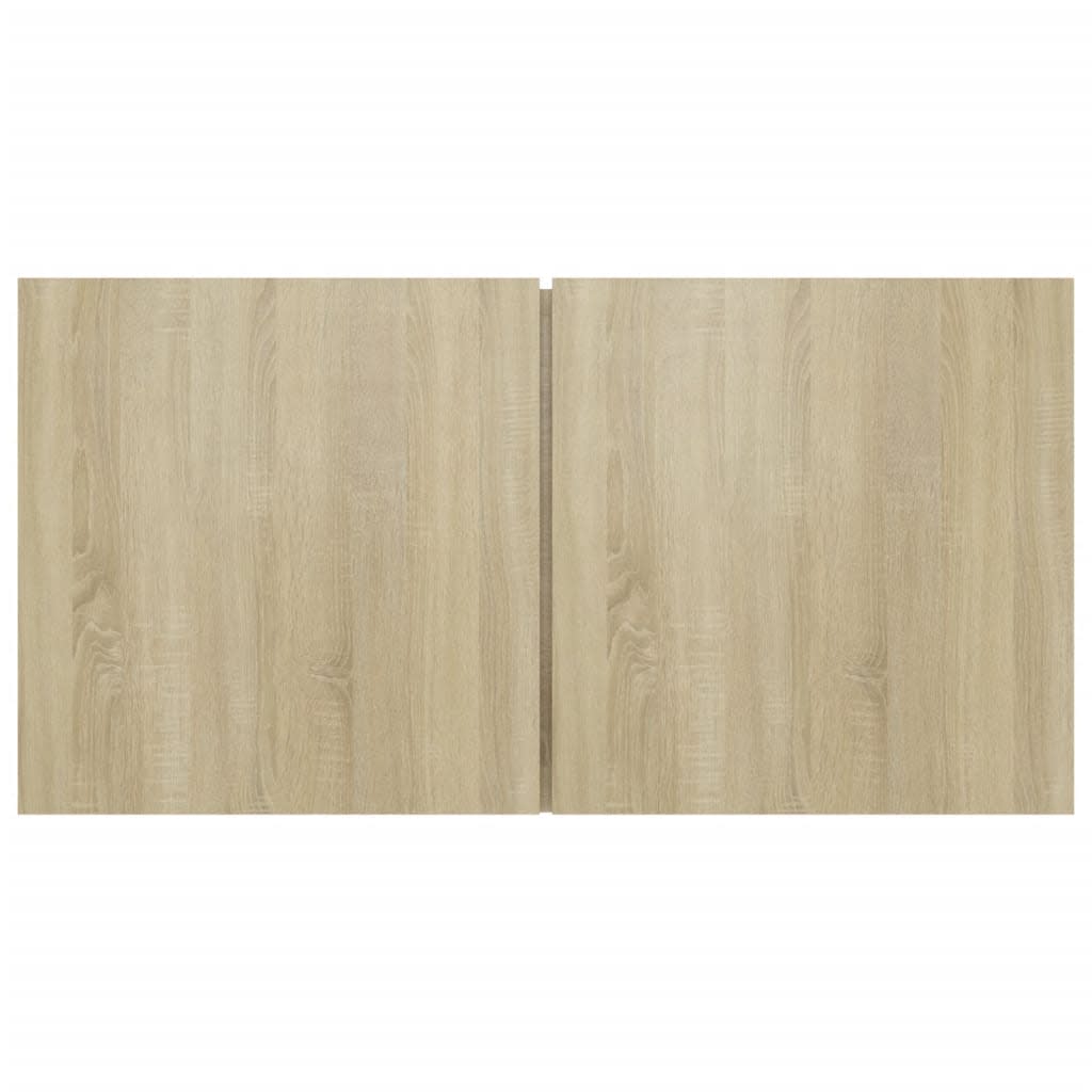 Set di Mobili Porta TV 4 pz Rovere Sonoma in Legno Multistrato 3114328