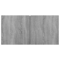 Set di Mobili Porta TV 4 pz-Set di 4 Credenza per TV Grigio Sonoma in Legno Multistrato 500733