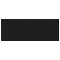 Set Mobili Porta TV 6 pz Nero in Legno Multistrato 3114343