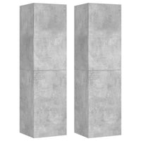 Set di Mobili Porta TV 6 pz Grigio Cemento in Legno Multistrato 3114353