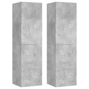 Set di Mobili Porta TV 6 pz Grigio Cemento in Legno Multistrato 3114353