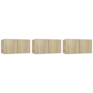 Set di Mobili Porta TV 5 pz-Set di 5 Credenza per TV Rovere Sonoma in Legno Multistrato 510463