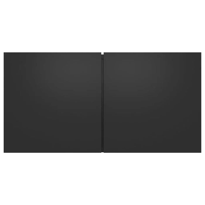 Set di Mobili Porta TV 5 pz Nero in Legno Multistrato 3114431