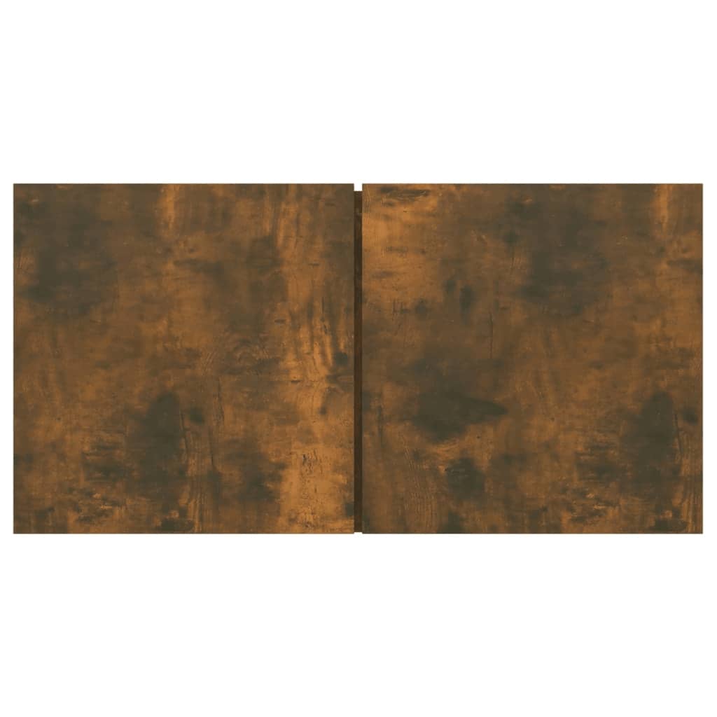 Set di Mobili Porta TV 5 pz-Set di 5 Credenza per TV Rovere Fumo in Legno Multistrato 196441