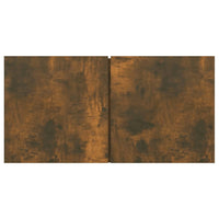 Set di Mobili Porta TV 5 pz Rovere Fumo in Legno Multistrato cod mxl 12151