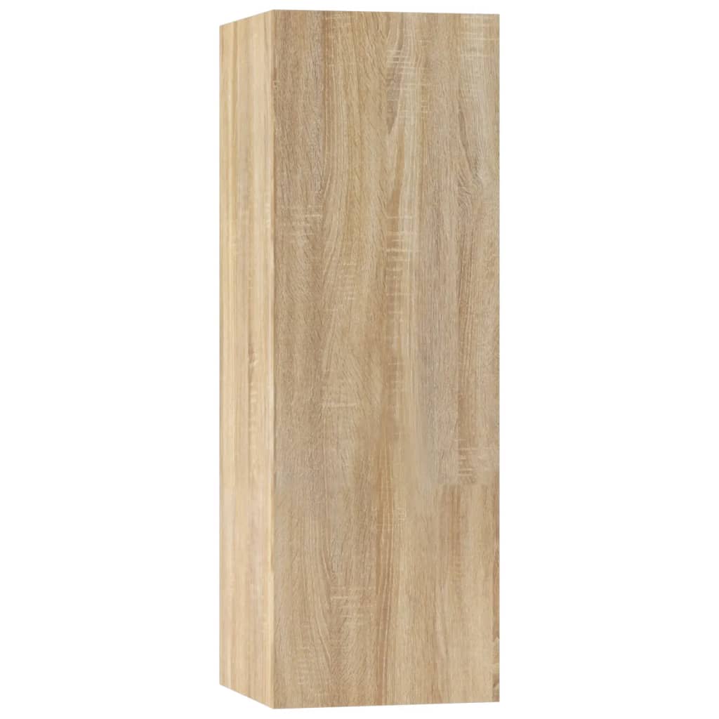 Set di Mobili Porta TV 5 pz Rovere Sonoma in Legno Multistrato cod mxl 20107