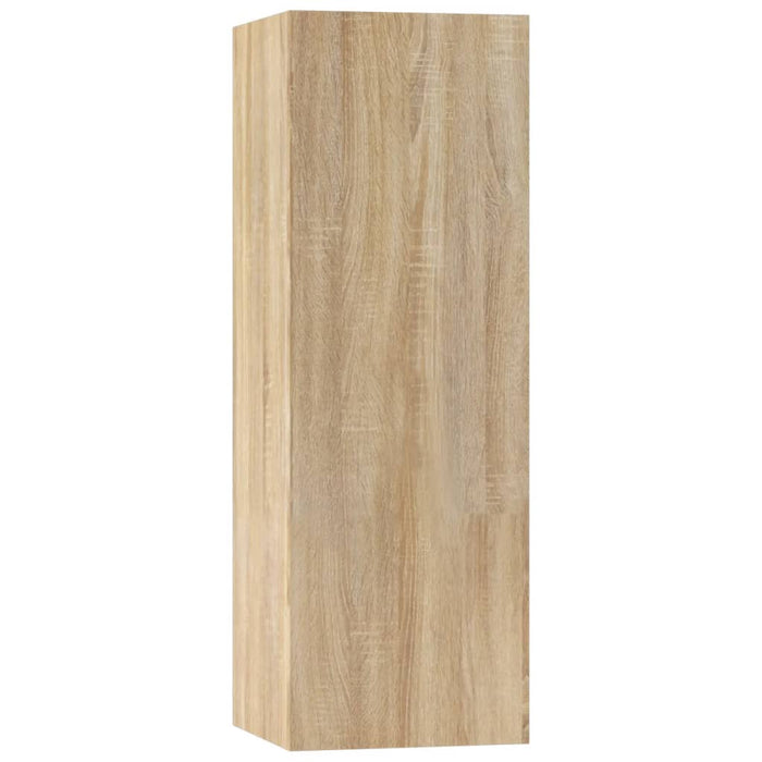 Set di Mobili Porta TV 5 pz Rovere Sonoma in Legno Multistrato cod mxl 20107