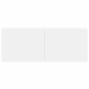 Set Mobili Porta TV 3 pz-Set di 3 Credenza per TV Bianco in Legno Multistrato 137734