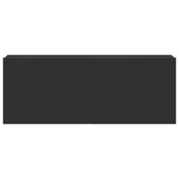 Set Mobili Porta TV 3 pz-Credenza TV-Console TV Nero in Legno Multistrato