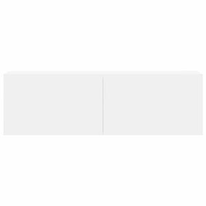 Set Mobili Porta TV 3 pz-Set di 3 Credenza per TV Bianco in Legno Multistrato 712696