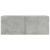 Set di Mobili Porta TV 7 pz Grigio Cemento in Legno Multistrato 3114505